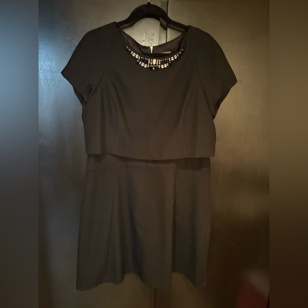 black Vince Camuto dress